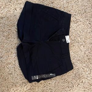 Black shorts size 4 NWT